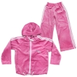 Спортивный костюм "Лео-спорт", цвет: темно-розовый Размер 110 Товар сертифицирован Состав Кофточка, брюки инфо 13574d.