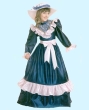 Карнавальный костюм "Прекрасная леди" формы подола, пояс-бант, и шляпка инфо 13586d.