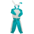 Спортивный костюм "Заяц", цвет: серо-бирюзовый Размер 110 Товар сертифицирован Состав Кофточка, брюки инфо 13618d.